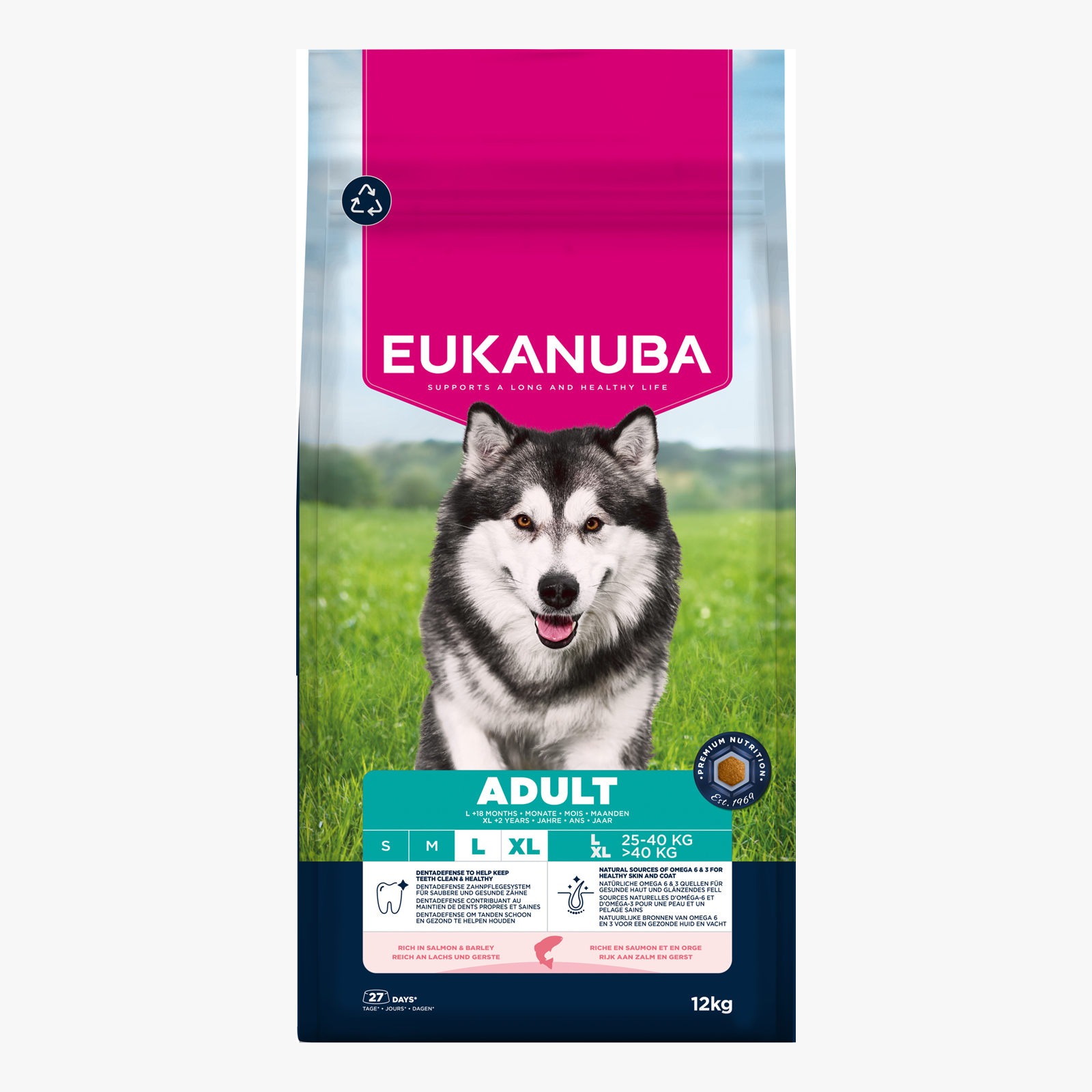 Eukanuba Dog Adult Large Breed Salmon & Barley 12kg