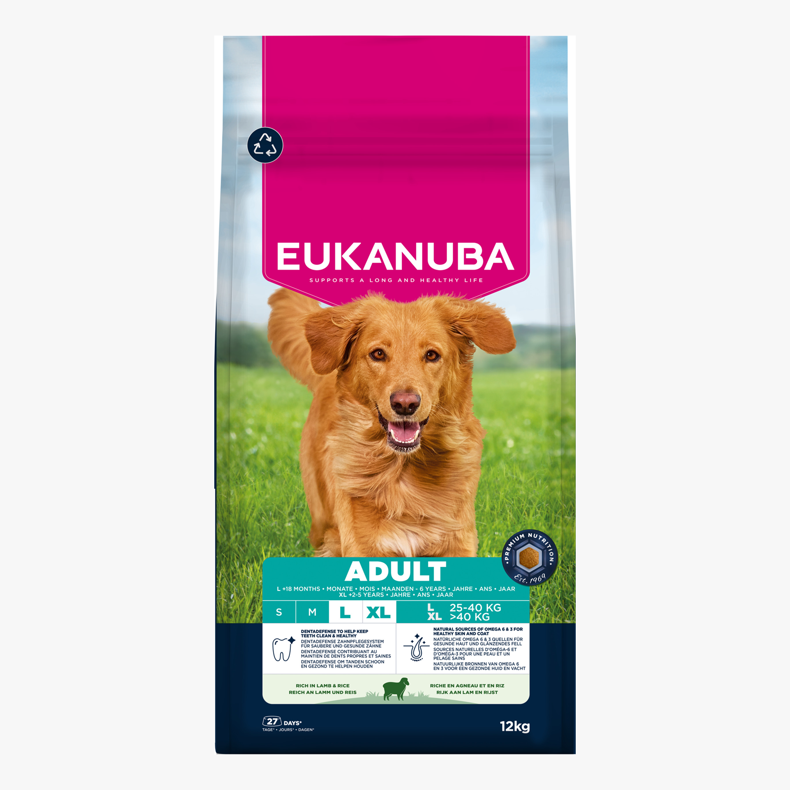 Eukanuba Dog Adult Large Breed Lamb & Rice 12kg