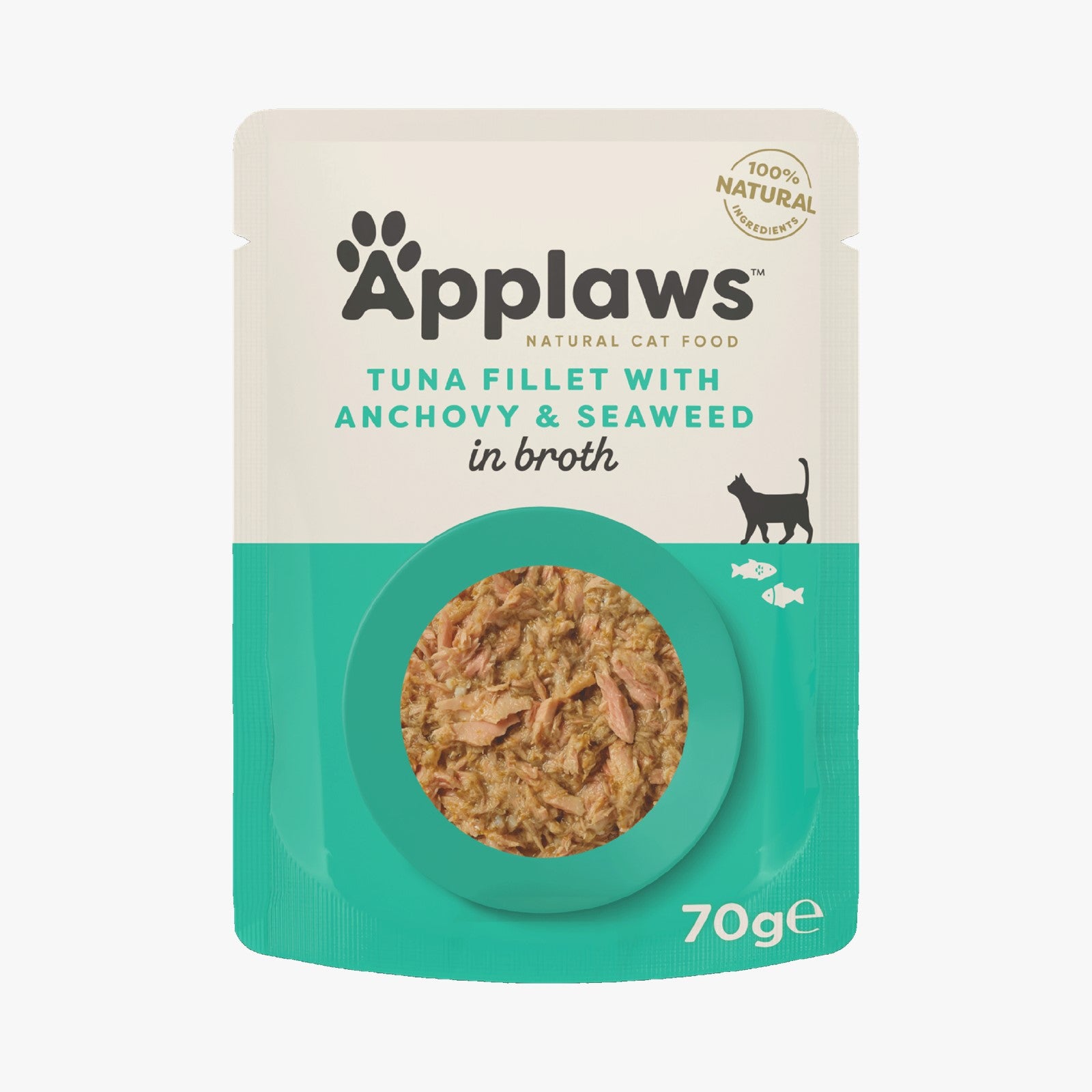 Applaws Cat Pouch Tuna with Anchovy in Broth - Case by 12