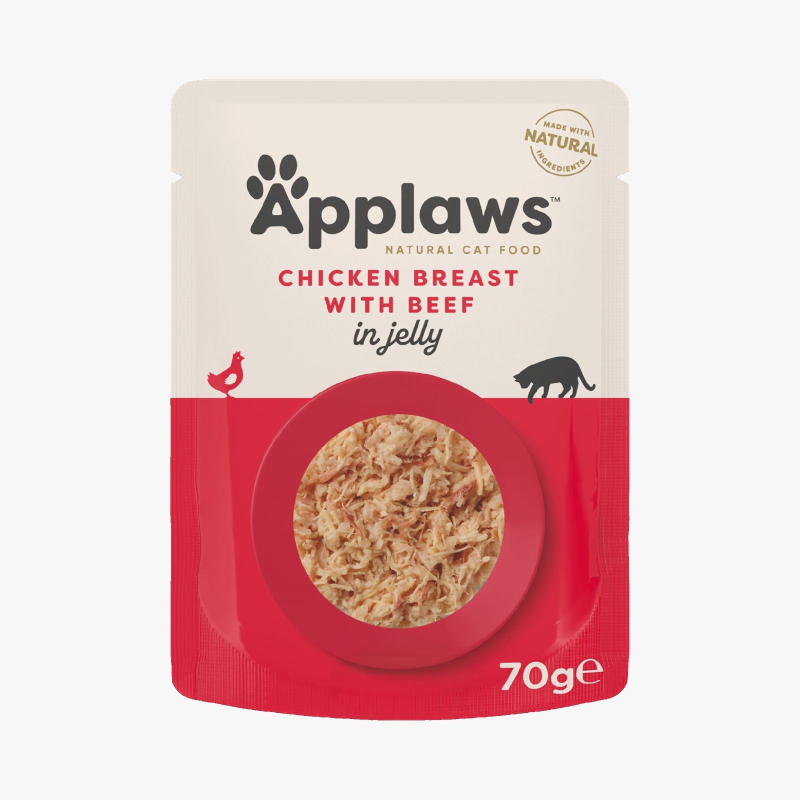 Applaws Cat Pouch Chicken with Beef in Jelly - Case by 16
