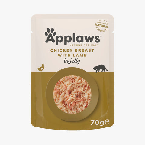 Applaws Cat Pouch Chicken with Lamb in Jelly - Case by 16