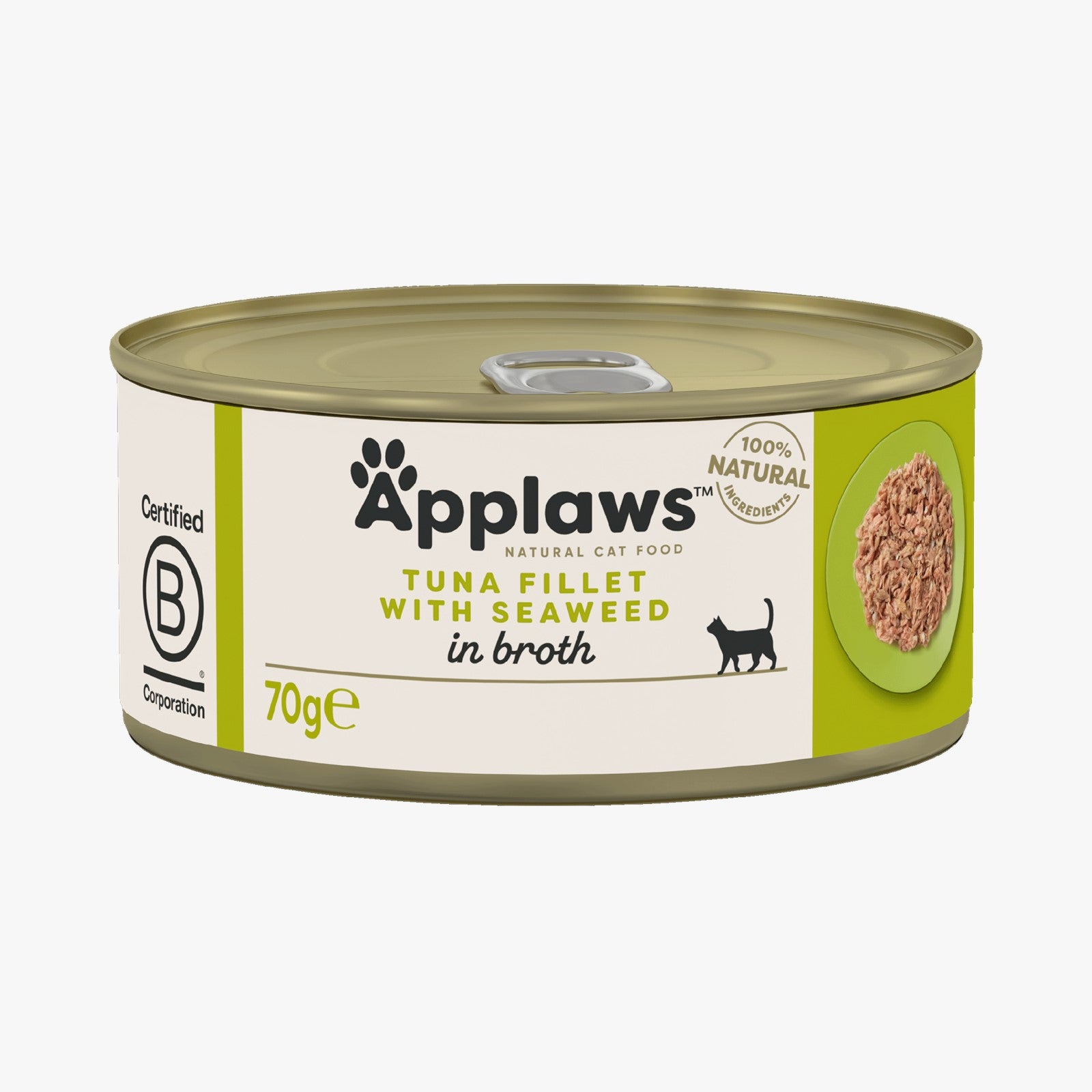 Applaws Cat Tin Tuna with Seaweed in Broth - Case by 24