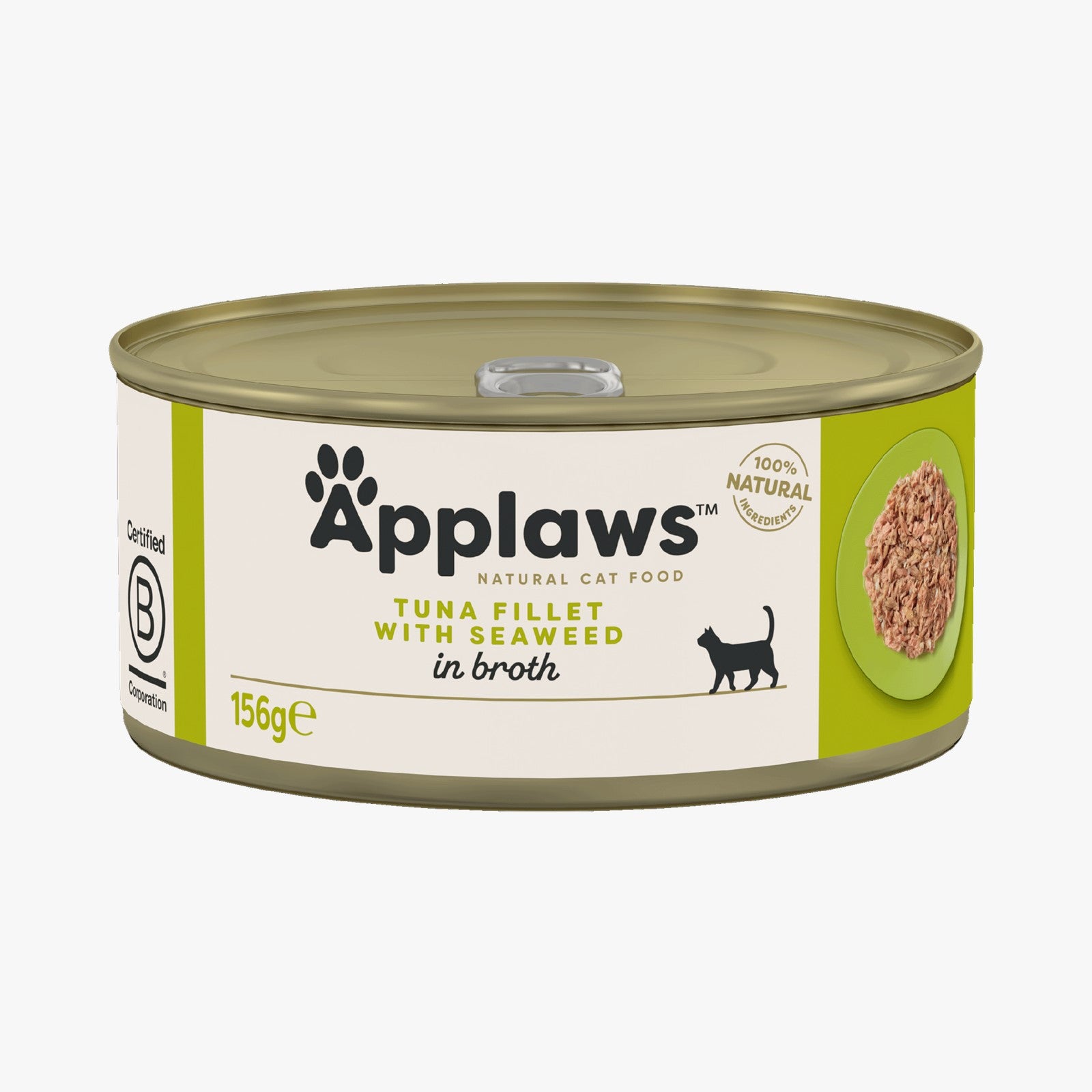 Applaws Cat Tin Tuna with Seaweed in Broth - Case by 24