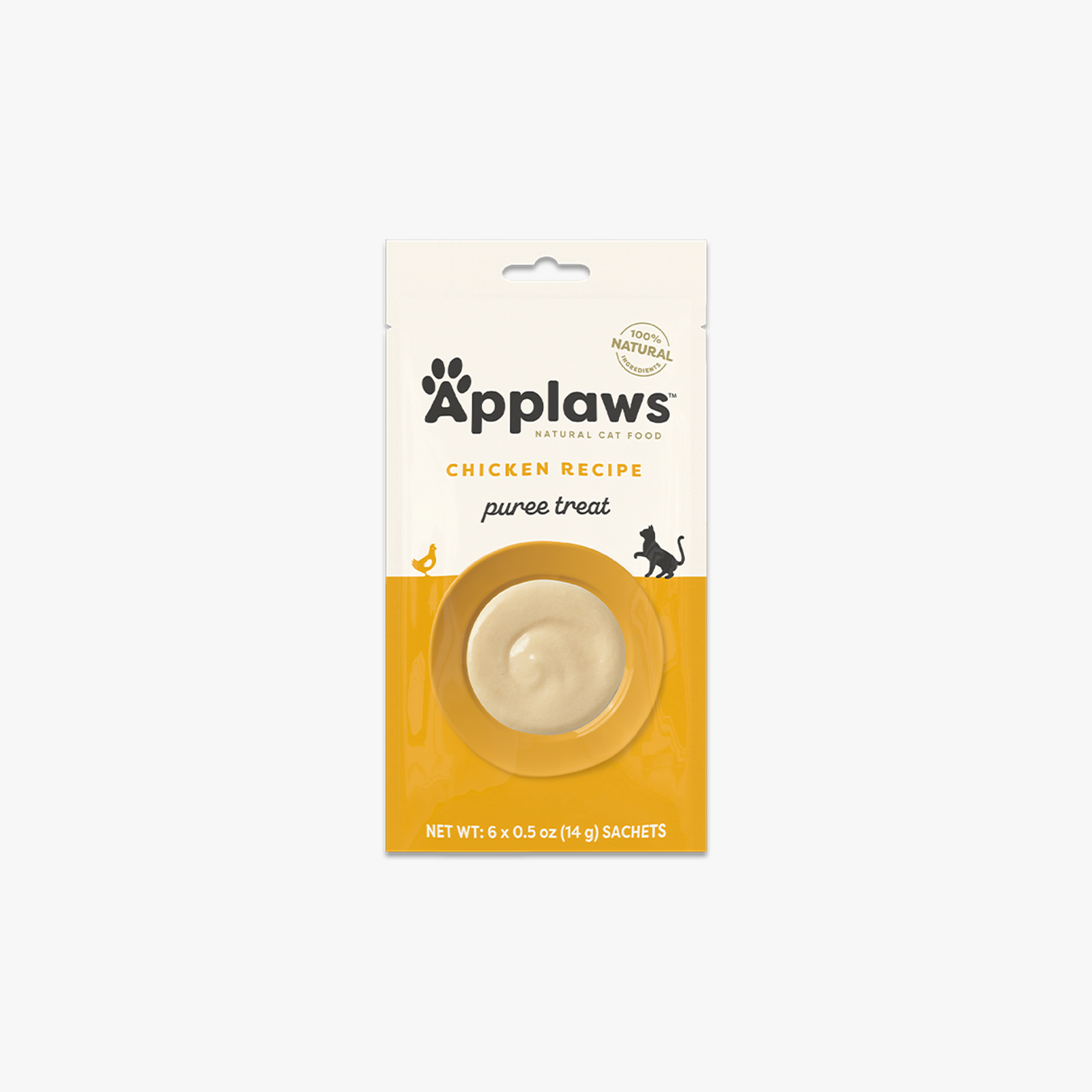Applaws Cat Treat Chicken Puree - Case by 10