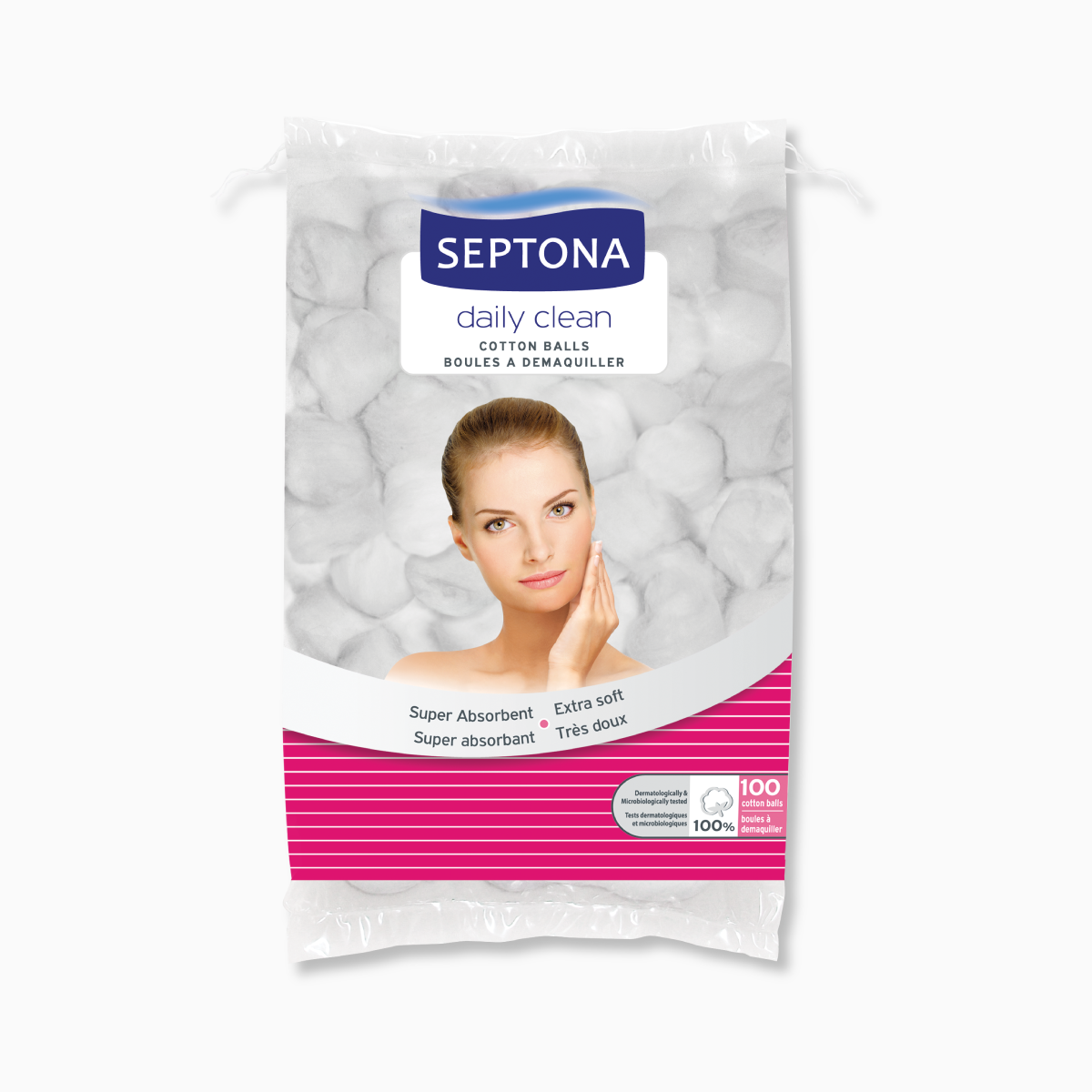 Septona Cotton Balls 100pc in Bag