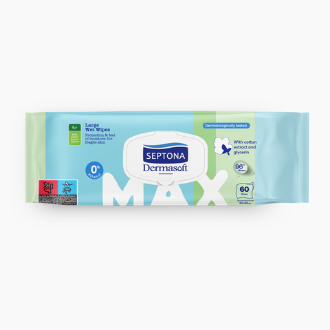 Septona Max Wet Wipes 60pcs With Lid
