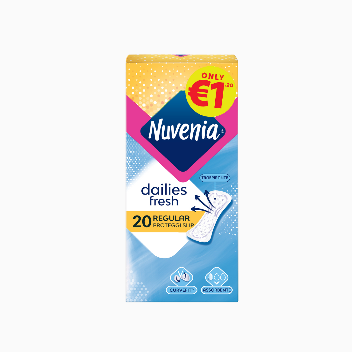 Nuvenia Panty Liners Regular 20P