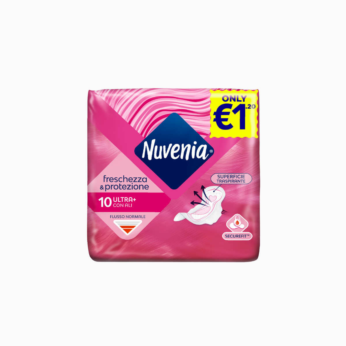 Nuvenia Ultra Pink with Wings 10P