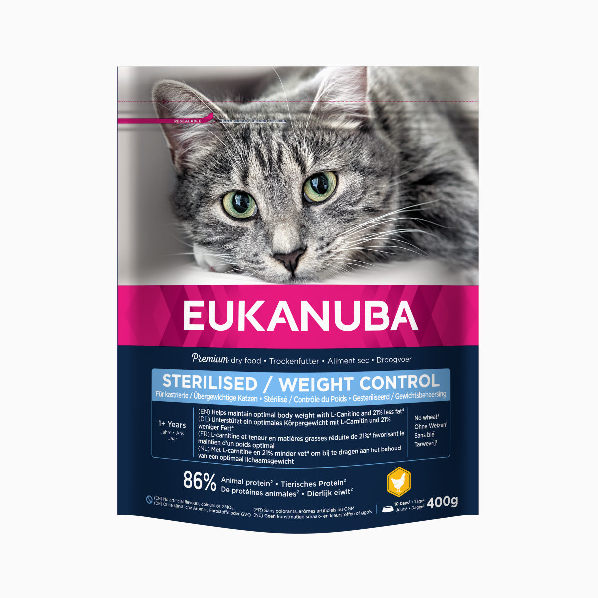 Eukanuba Cat Adult Sterilised & Weight Control Chicken