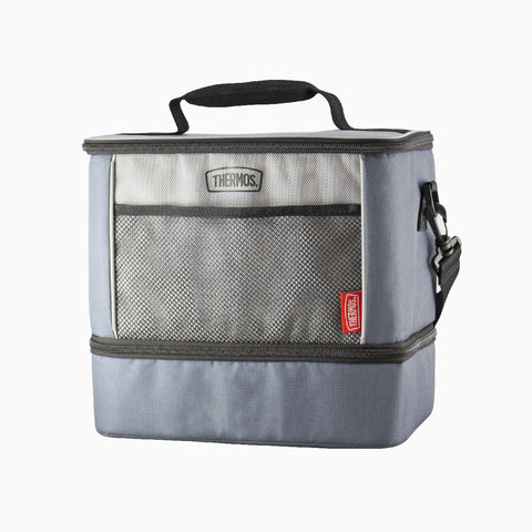Thermos Cooler Element 12 Can w/ PEVA Dual Lunch Box Dusty Blue
