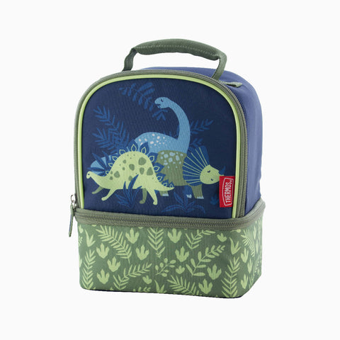 Thermos Cooler Kids Dual Lunch Box Dinosaur