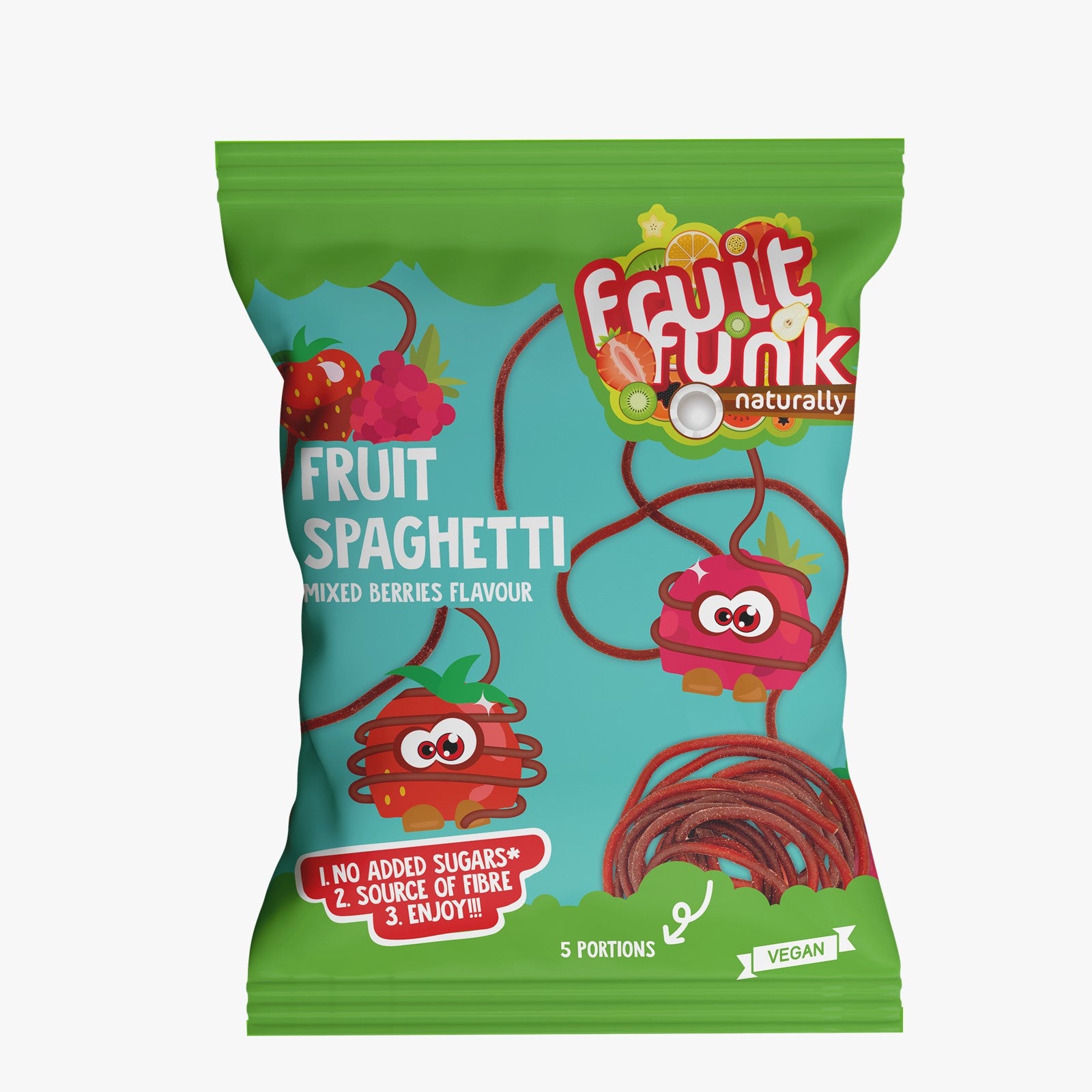 Fruit Funk - Spaghetti Mixed Berries - 100G