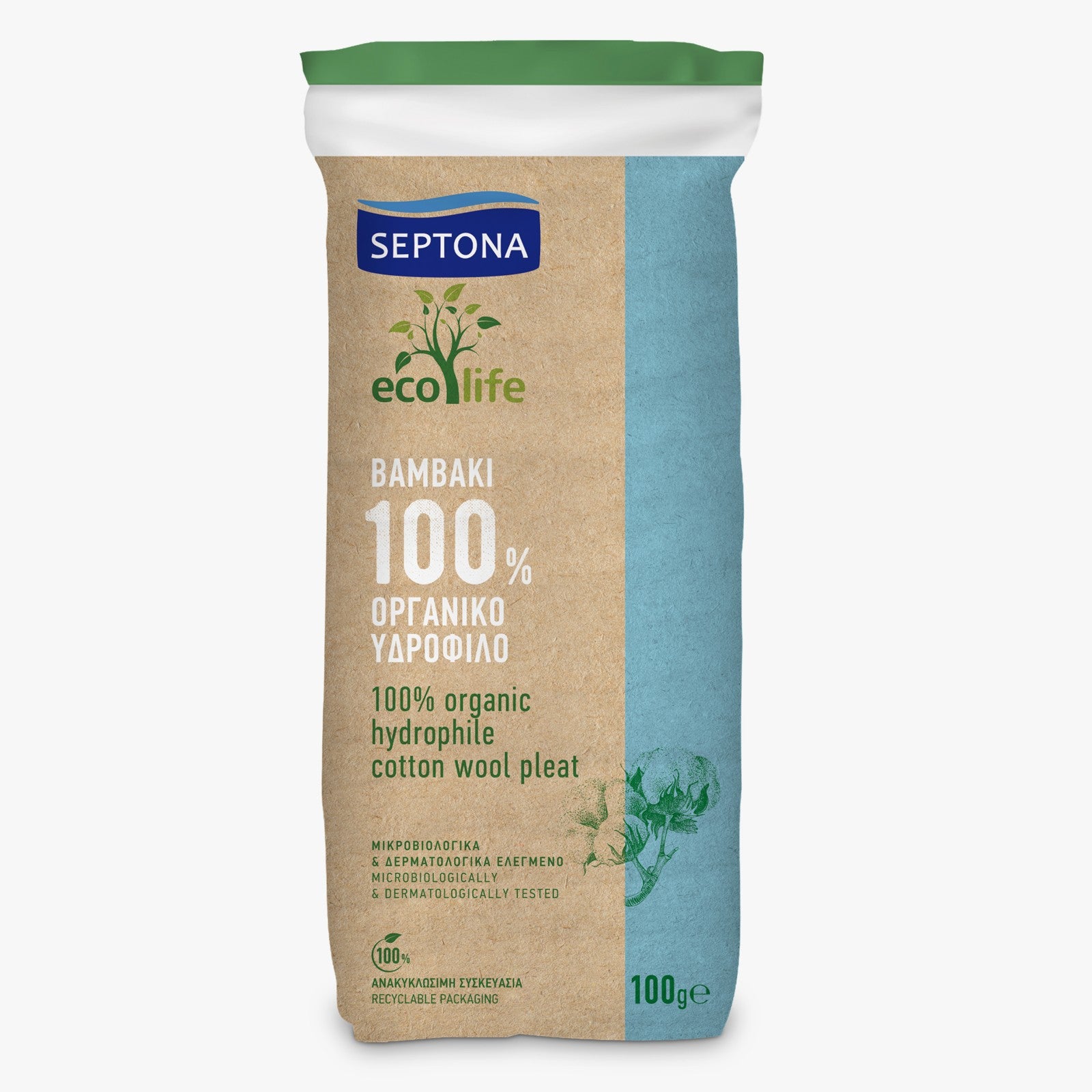 Septona Eco Life Cotton Wool 100grms
