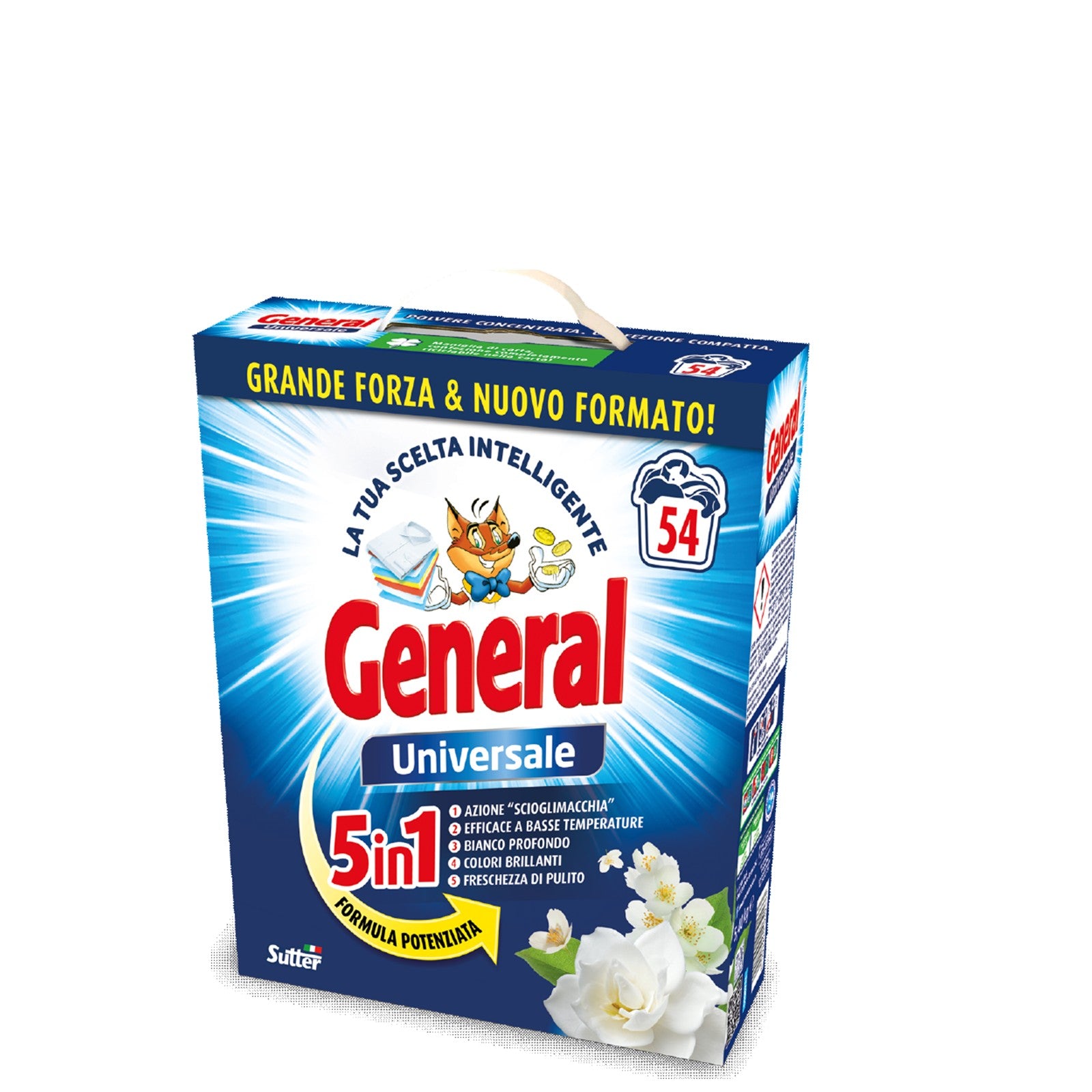 General Laundry Wash Universal 5In1 Powder 54W