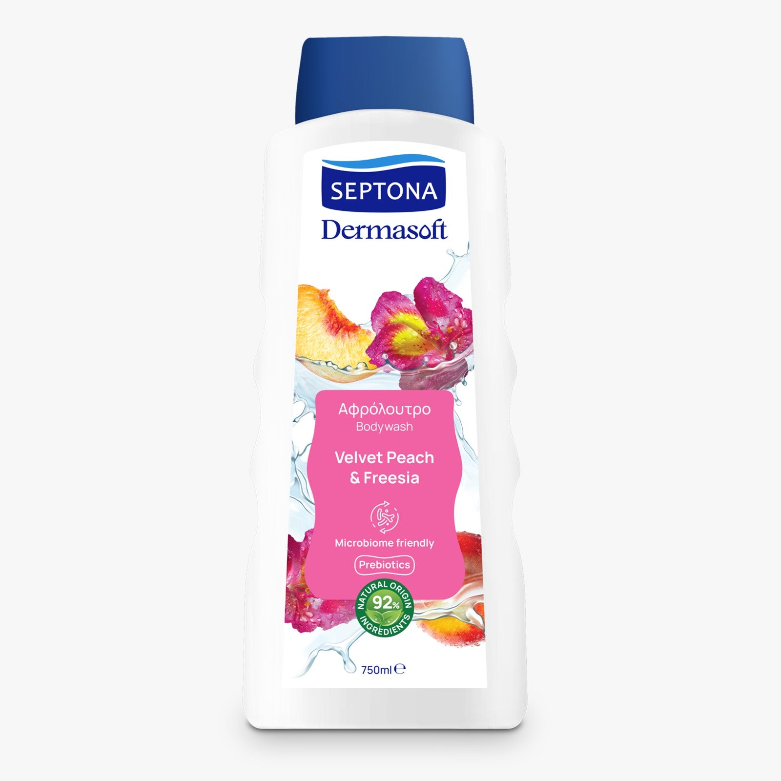 Septona Dermasoft Showergel Peach & Freesia 750ml