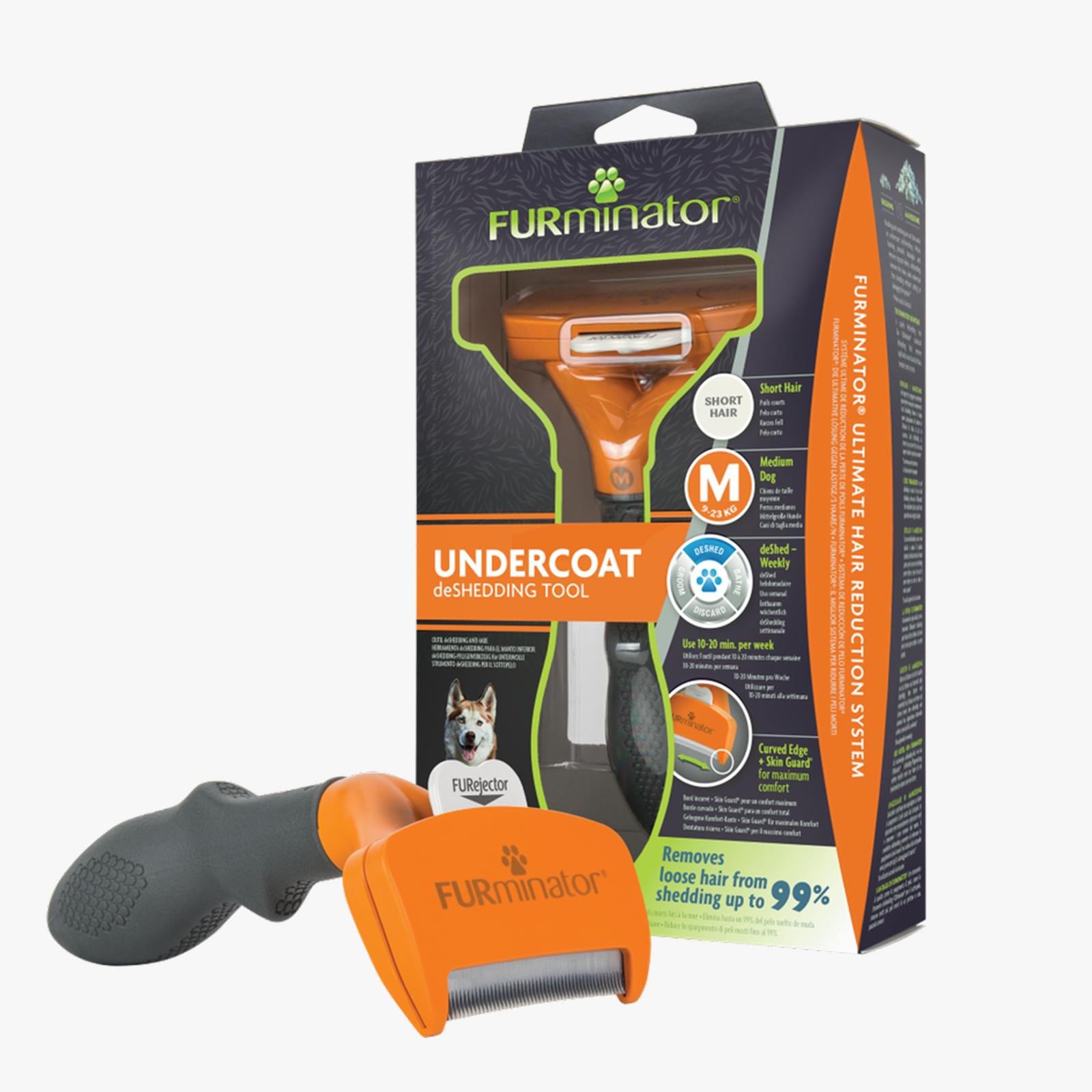 Furminator Undercoat deShedding Tool Medium Dog