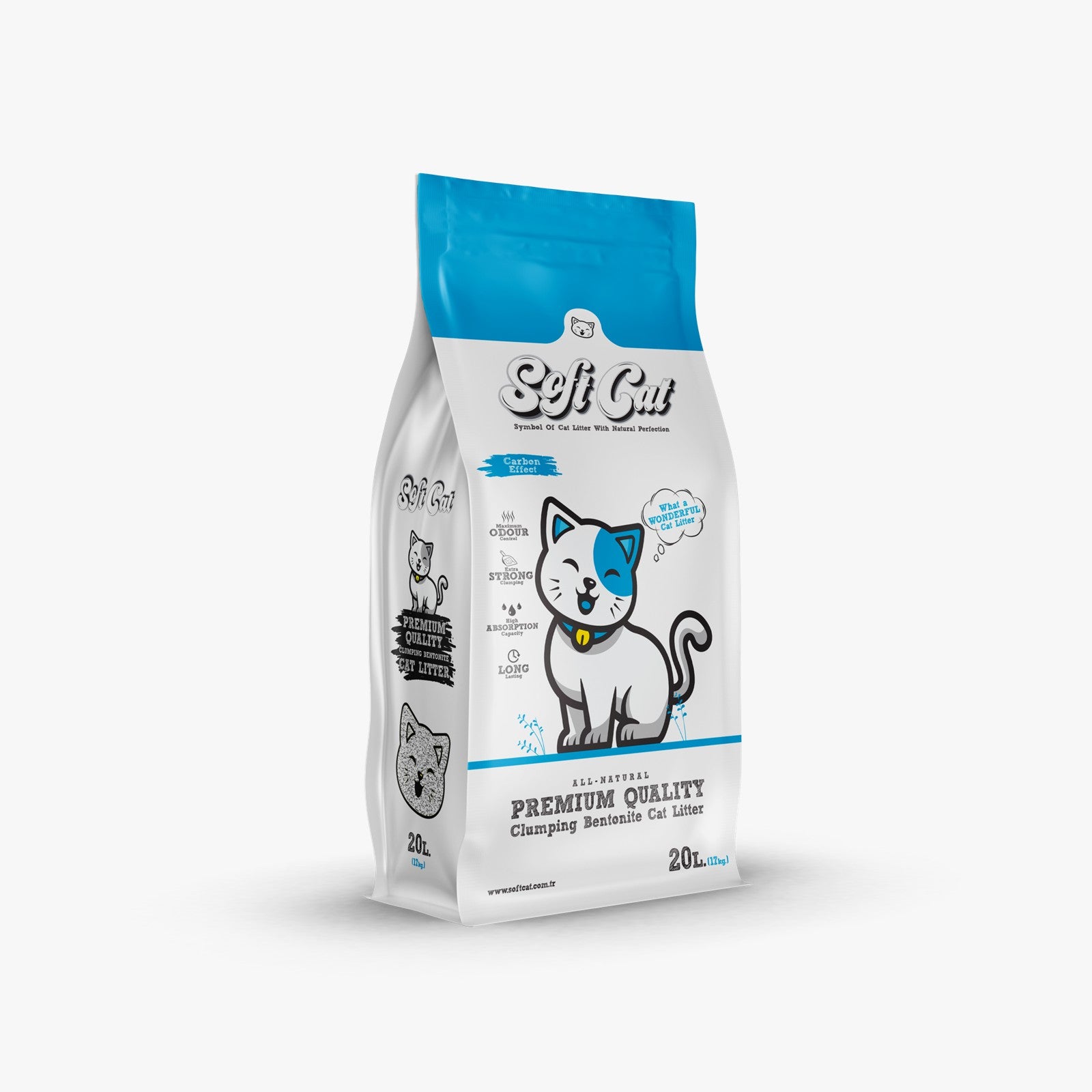 Soft Cat Litter Carbon Effect 20L