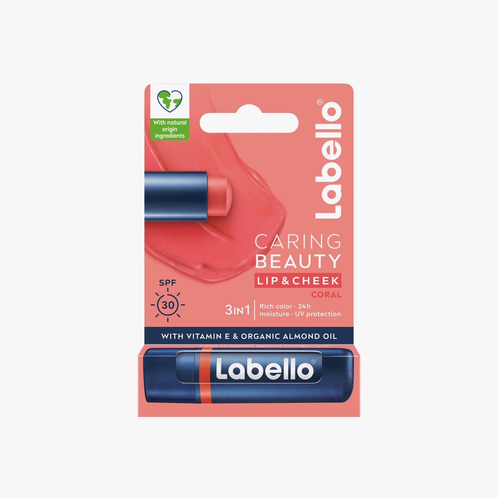 LABELLO Lip Caring Beauty Coral 4.80g SPF30