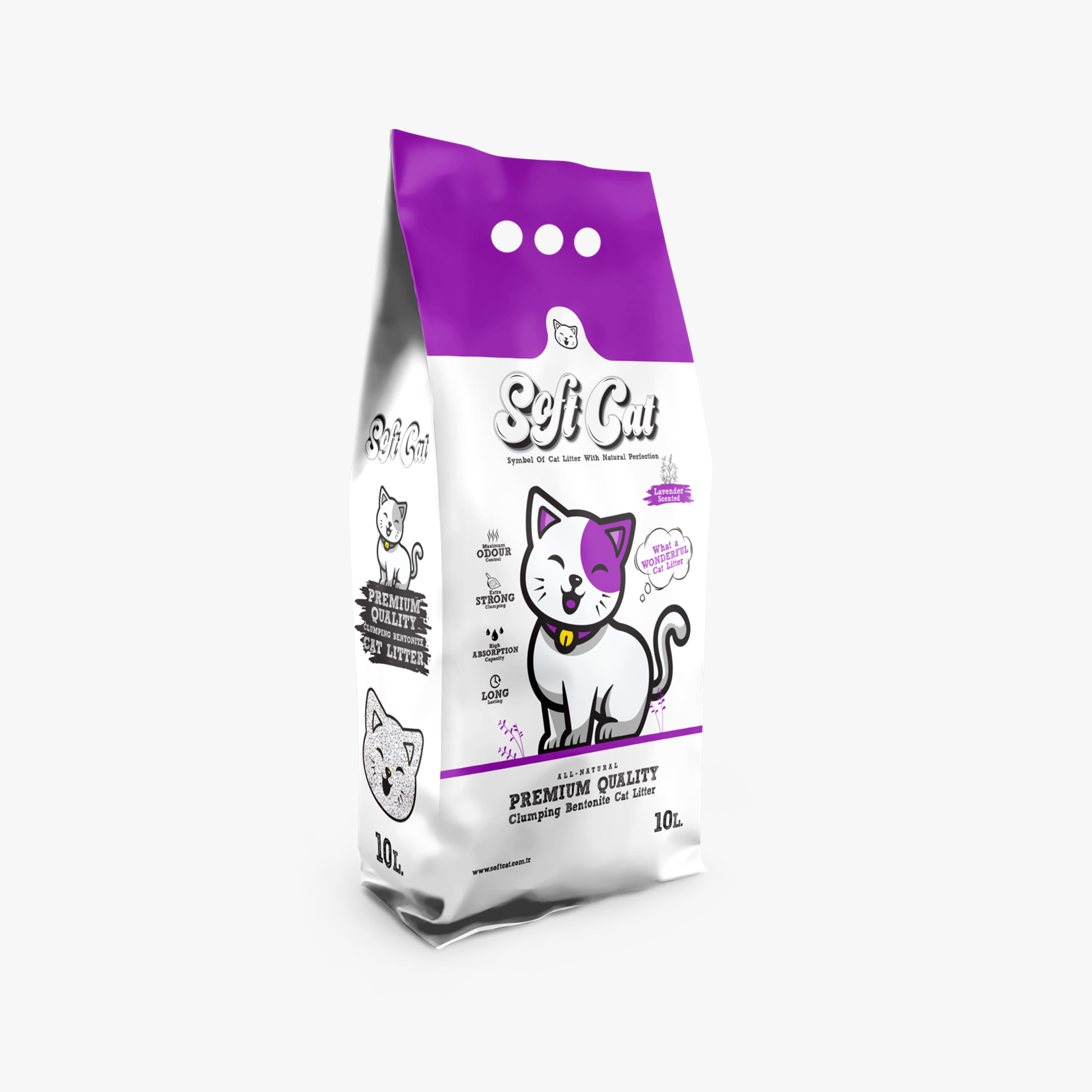 Soft Cat Litter Lavender Scented 10L