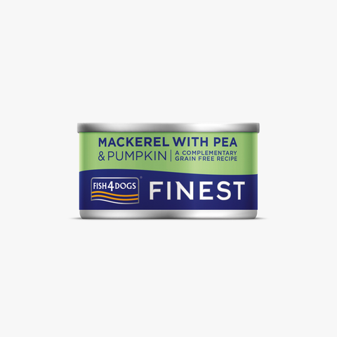 Fish4Dogs Finest Mackerel with Pumpkin & Pea 85g X12