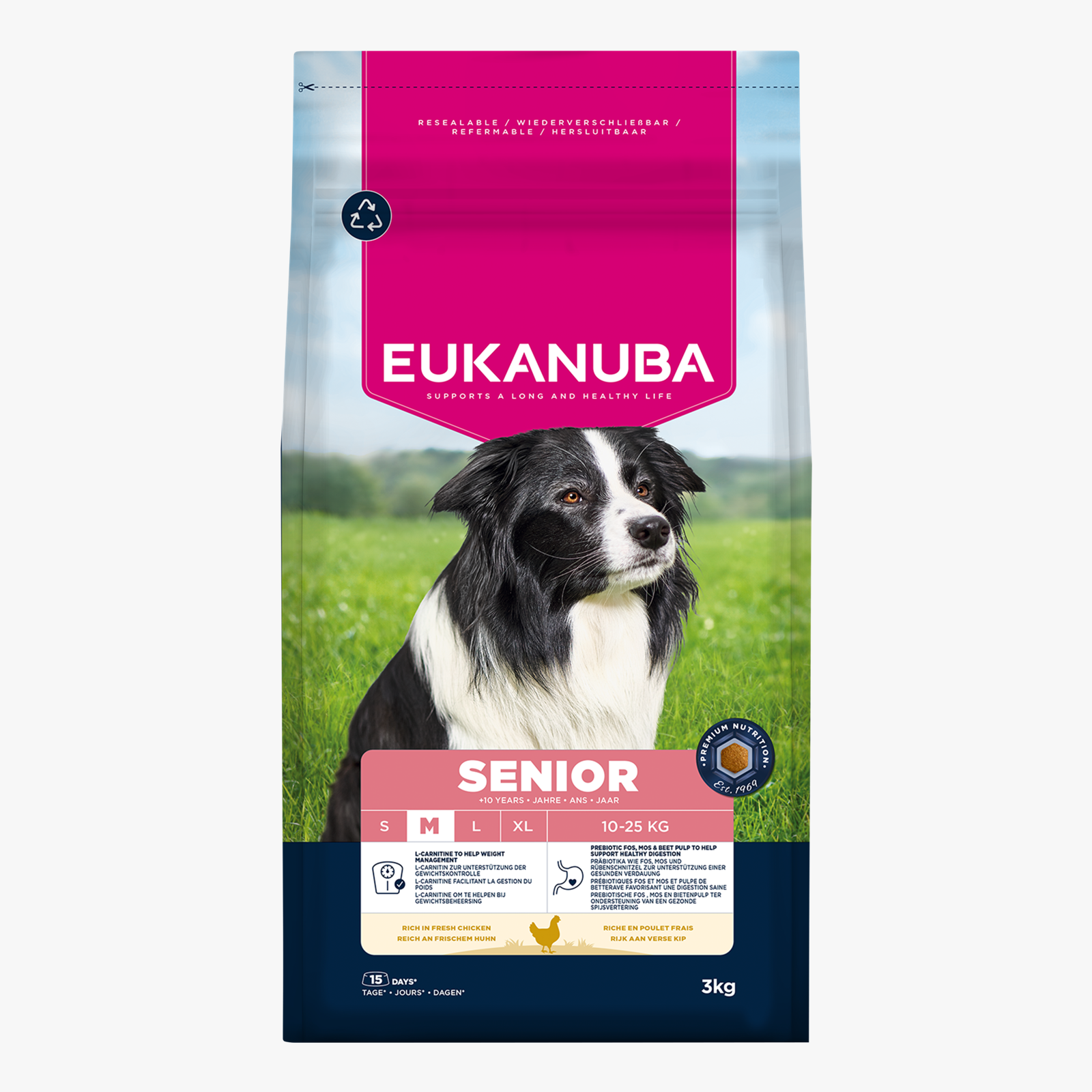 Eukanuba Dog Senior Adult Medium Breed Chicken