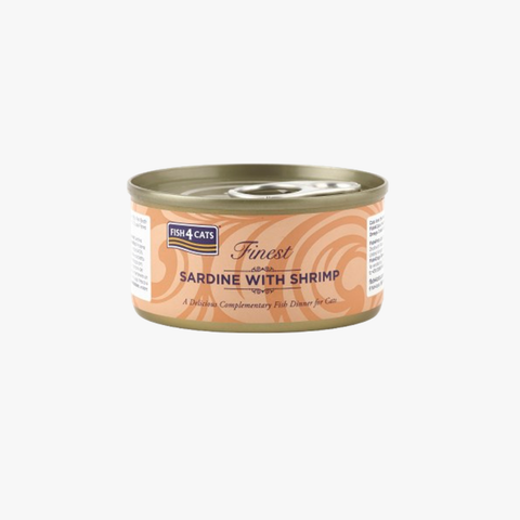 Fish4Cats Finest Sardine with Shrimp 70g X10