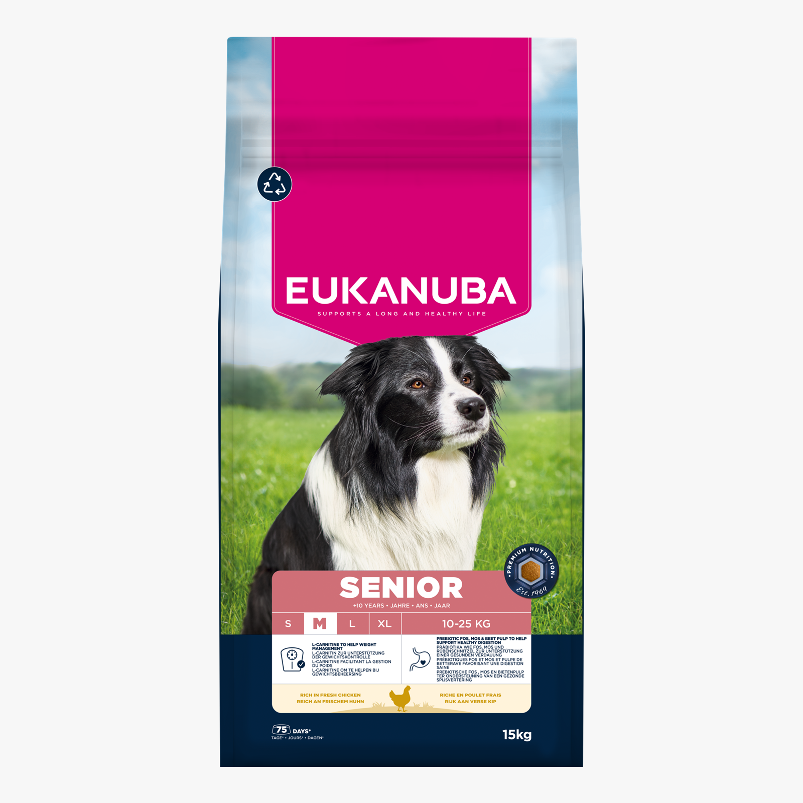 Eukanuba Dog Senior Adult Medium Breed Chicken