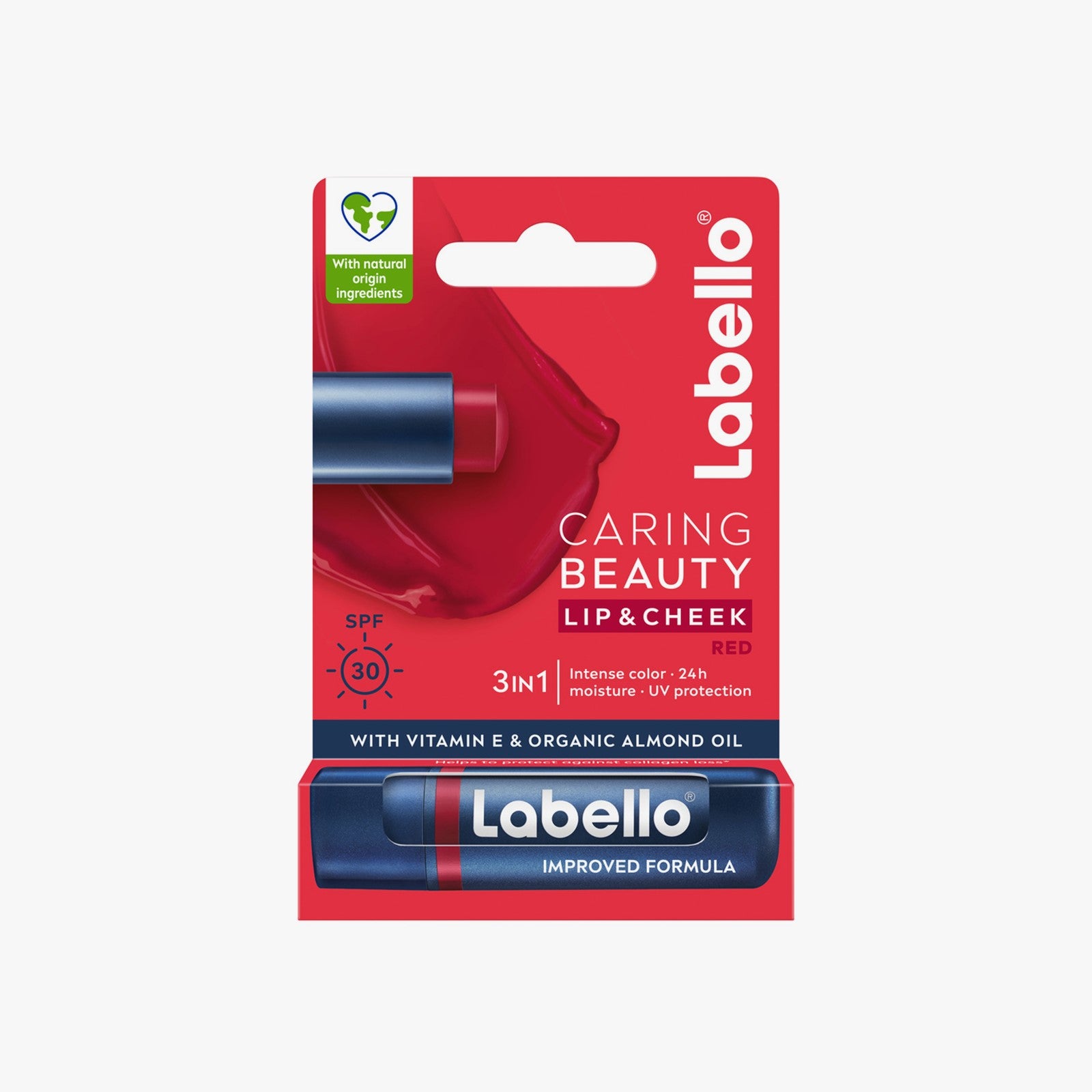LABELLO Lip Caring Beauty Red 4.80g SPF30
