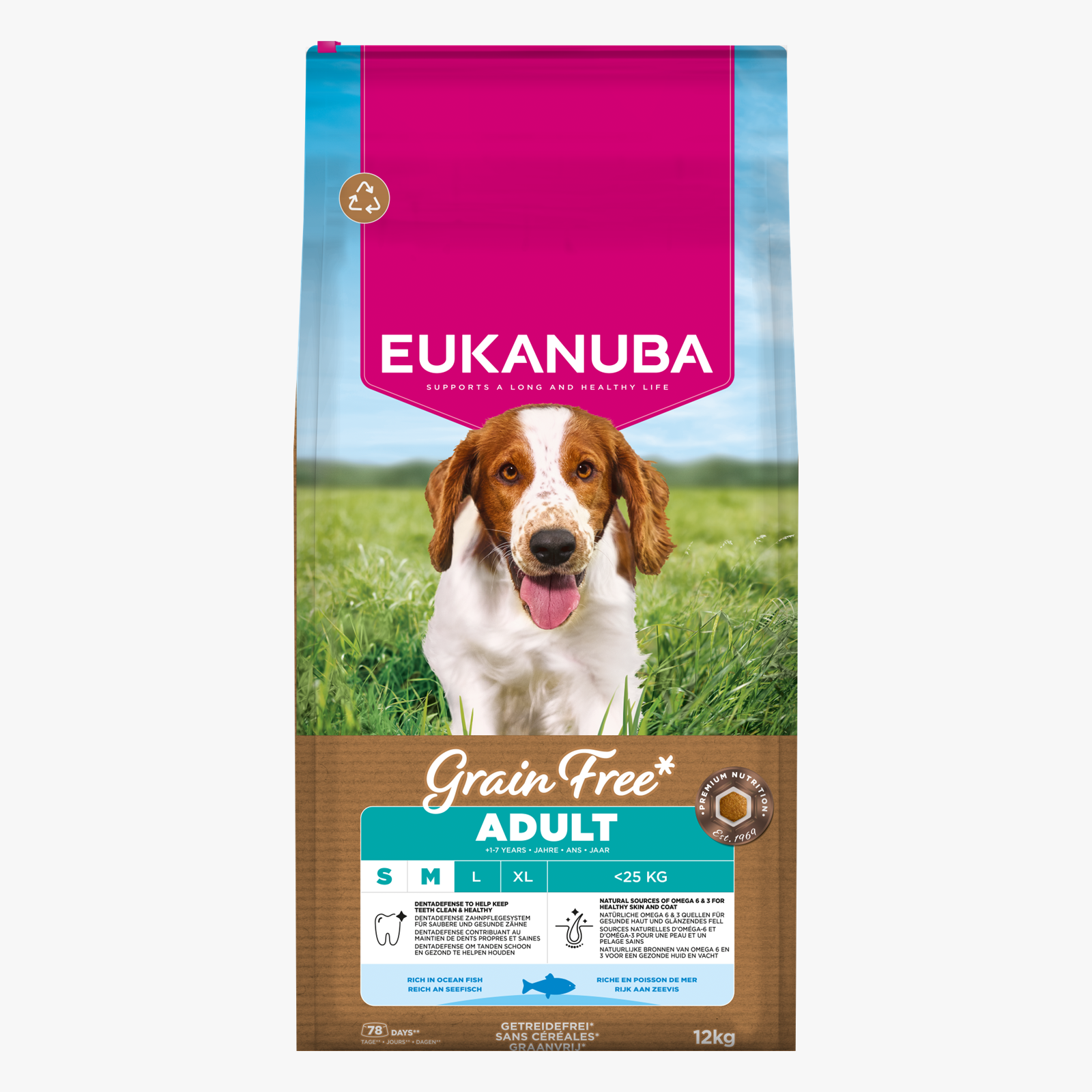 Eukanuba Dog Adult Small & Medium Breed Grain Free Ocean Fish