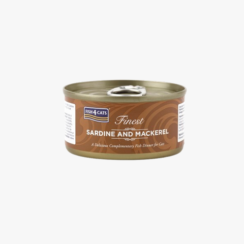 Fish4Cats Finest Sardine with Mackerel 70g X10