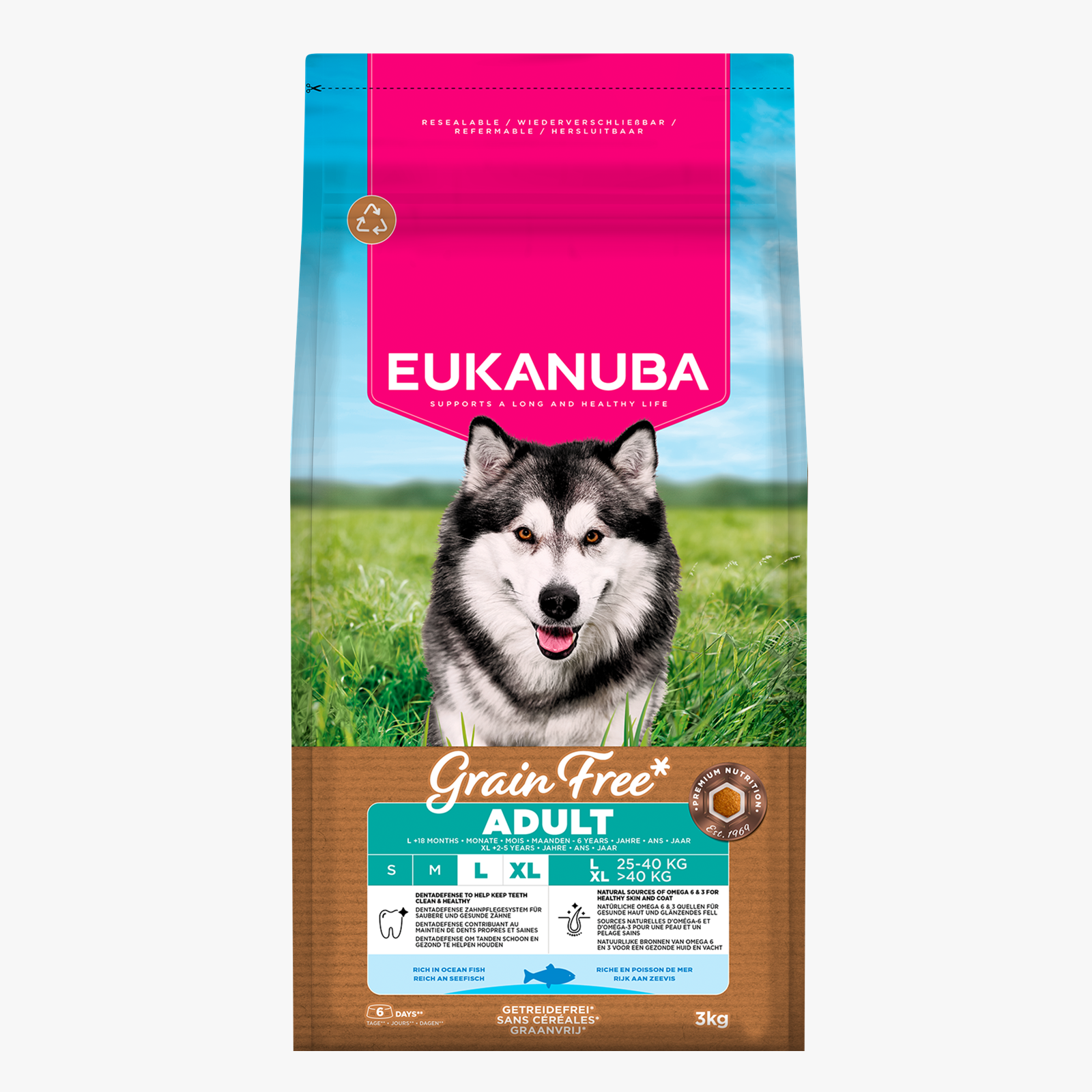 Eukanuba Dog Adult Large Breed Grain Free Ocean Fish
