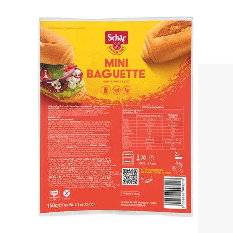 Schär Mini Baguette 2X75G