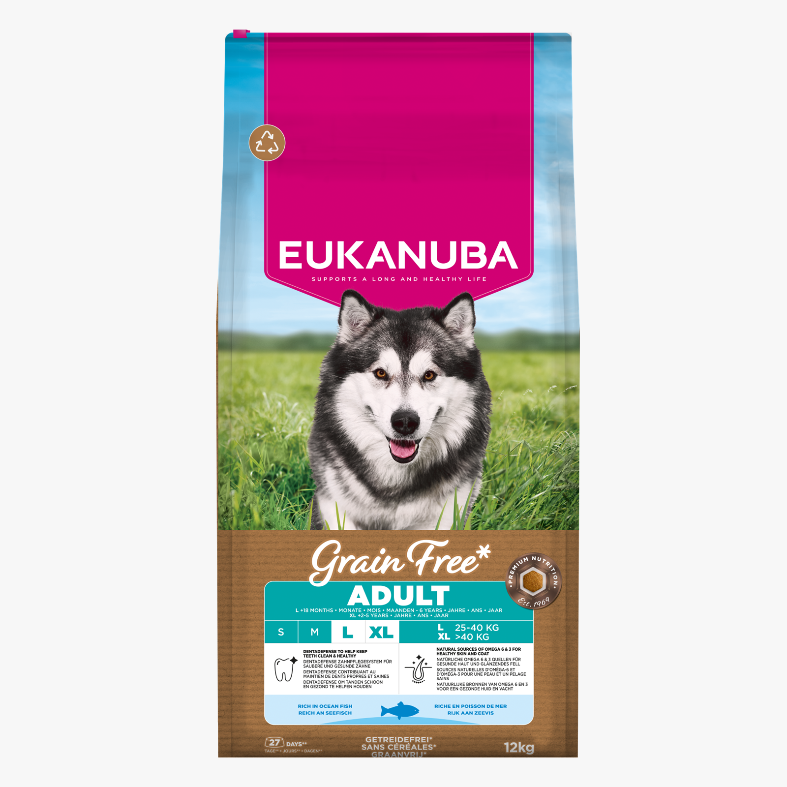 Eukanuba Dog Adult Large Breed Grain Free Ocean Fish