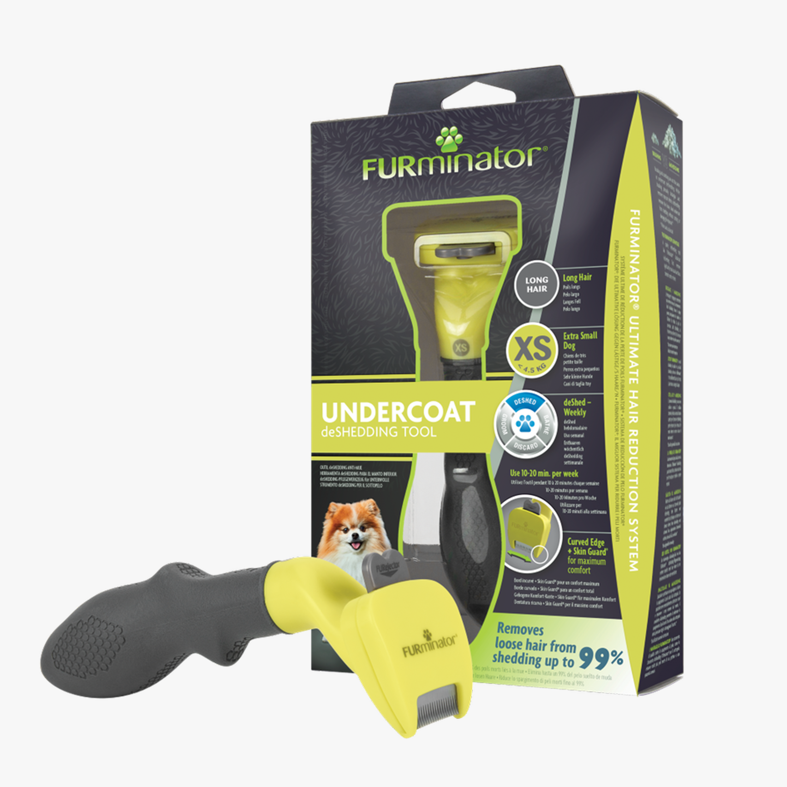 Furminator Undercoat deShedding Tool Extra Small Dog