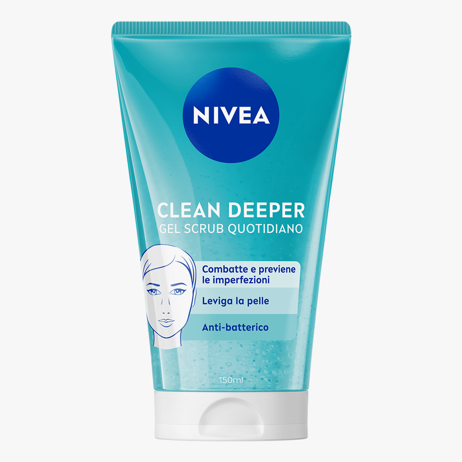 NIVEA Clean Deeper Face Scrub 150ml