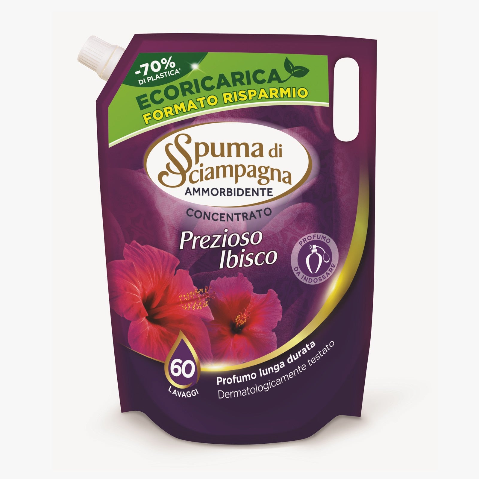 Spuma Di Sciampagna Concentrated Softener Prezioso Ibisco 60 Wash 1.2L