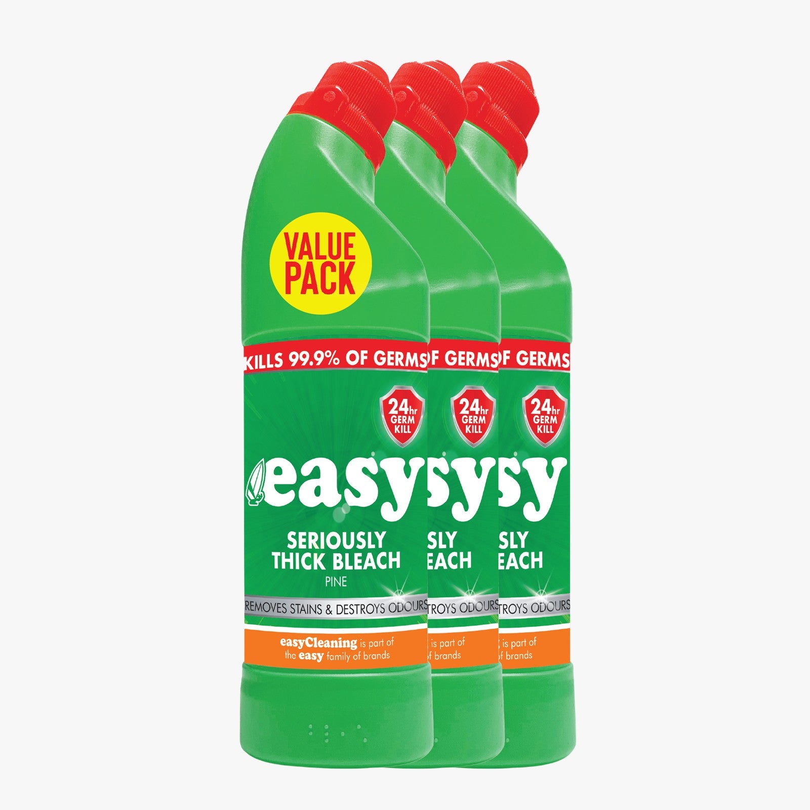 Easy Seriously Thick Bleach Pine 750ml X3 Value Pack
