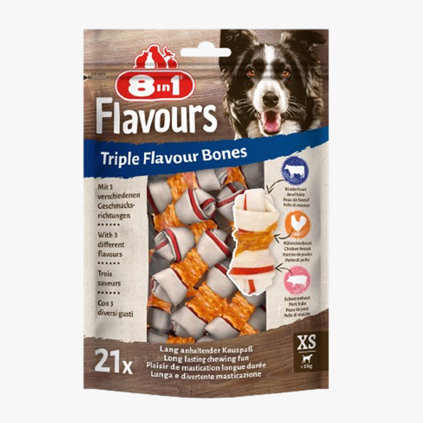 8IN1 Triple Flavour Bones Xs