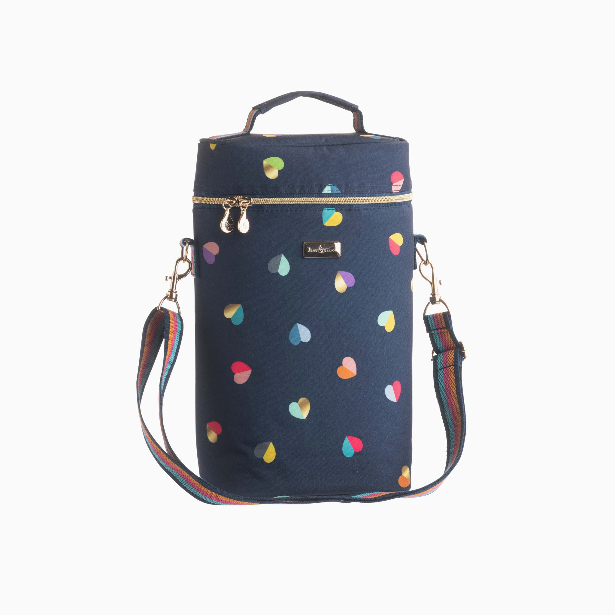 Navy Broken-hearted Convertible Lunch Bag - Beau & Elliot