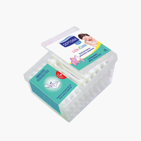 Septona Biodegradable Cotton Buds Baby Box 50pcs