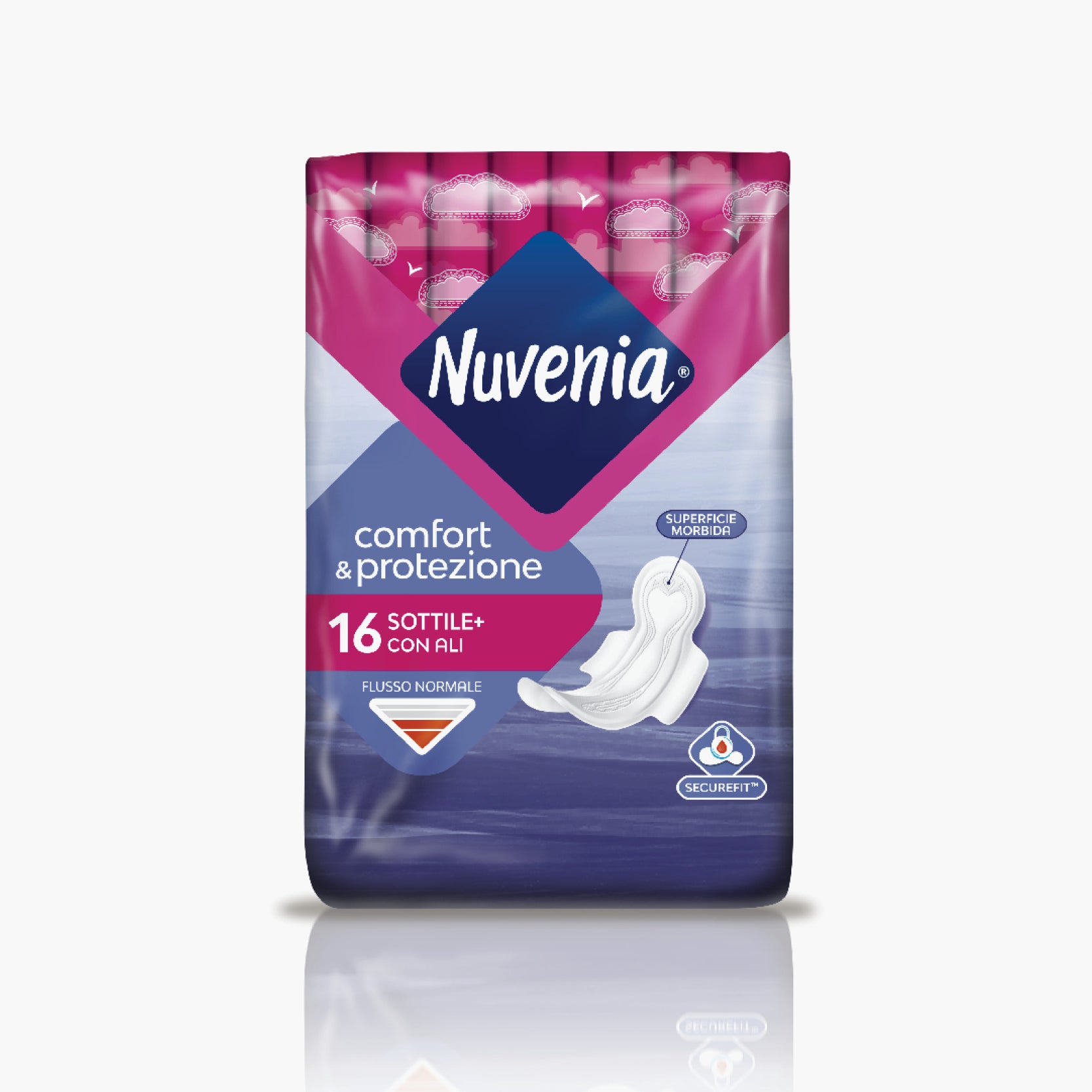 Nuvenia Sottile Normal Pads with Wings 16pcs