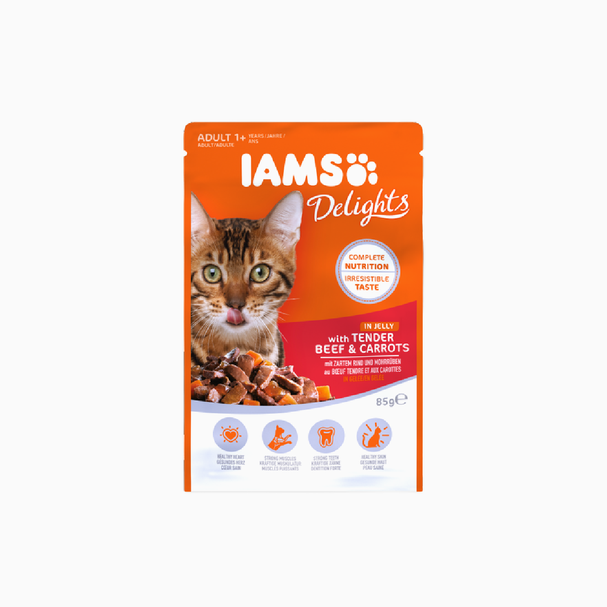 Iams cat food on sale pouches