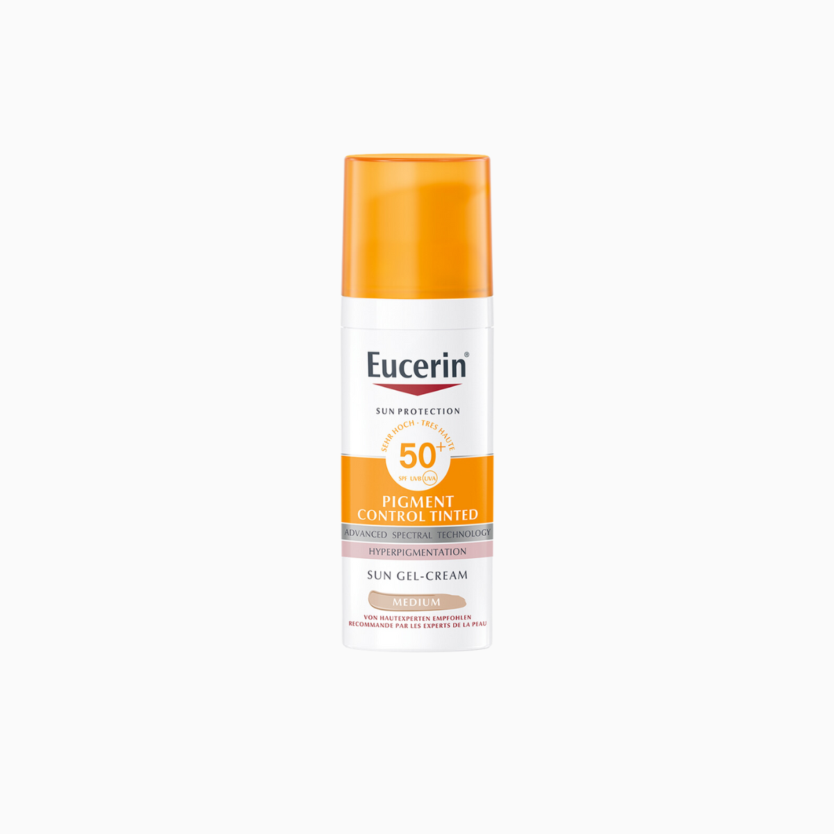Eucerin Sun Face Pigment Control Fluid- Tinted Gel Medium Spf50 50Ml